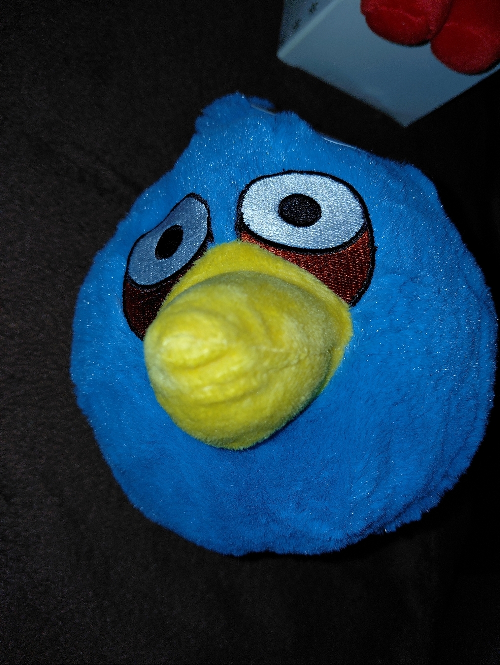 Angry bird Blue Bird Plush Bird  with Yellow Beak